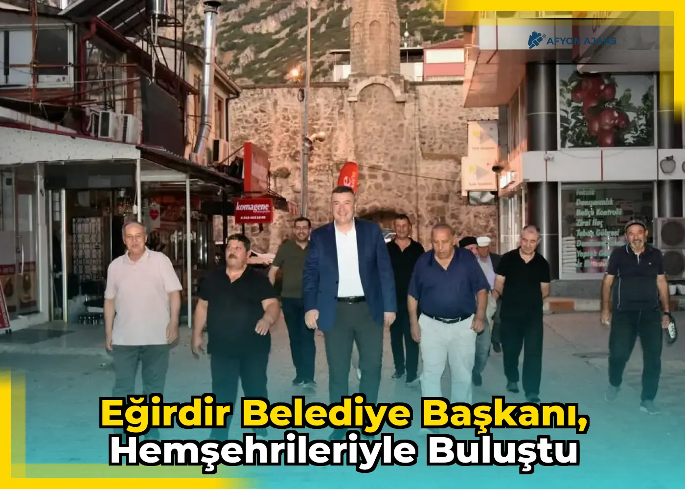 Eğirdir Belediye Başkanı, Hemşehrileriyle Buluştu