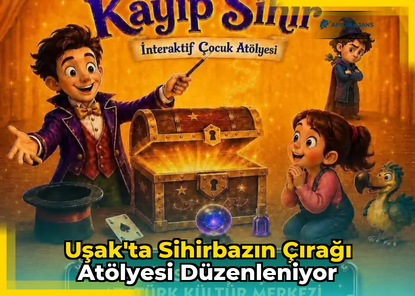 Uşak'ta Sihirbazın Çırağı Atölyesi Düzenleniyor