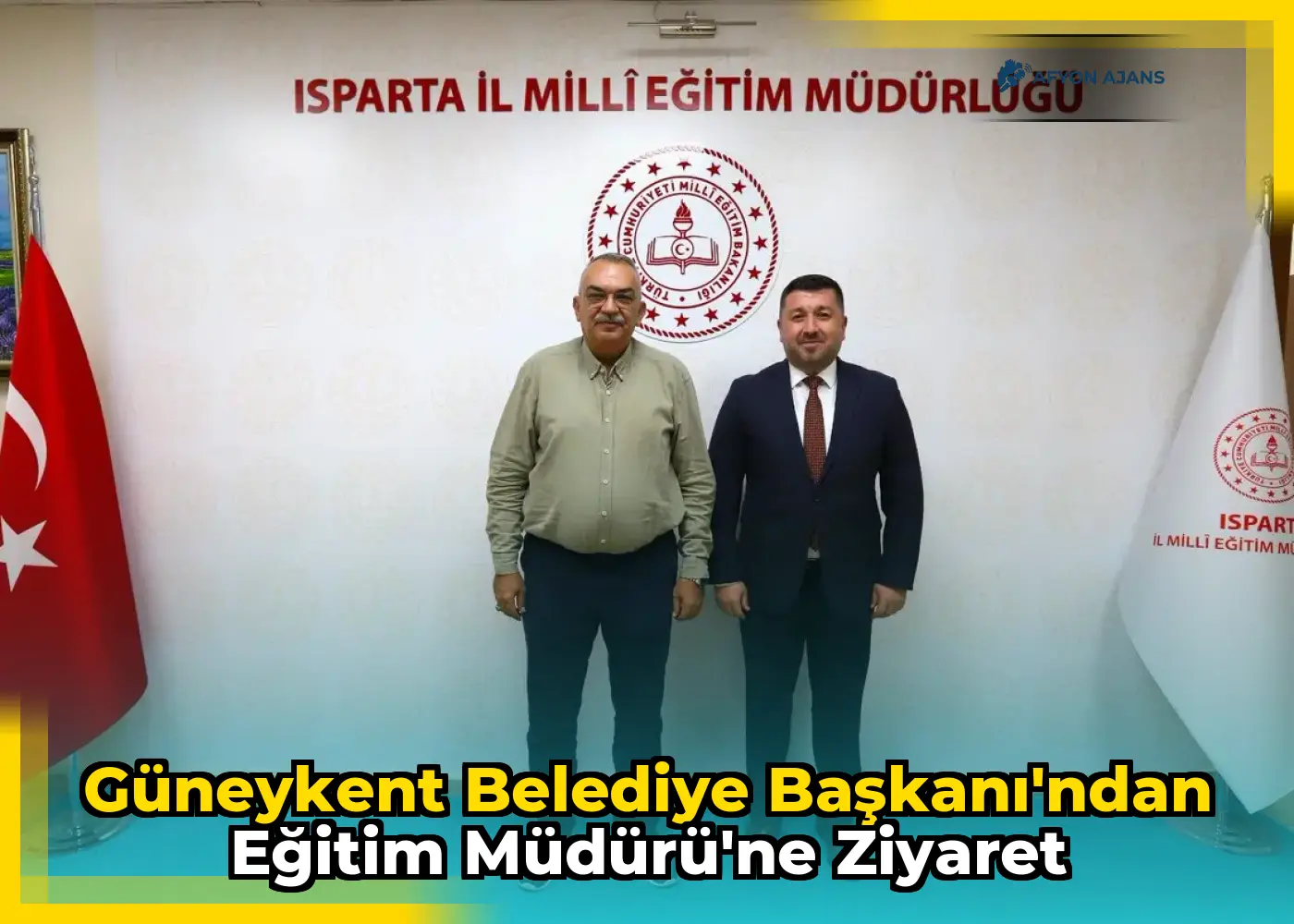 Güneykent Belediye Başkanı'ndan Eğitim Müdürü'ne Ziyaret
