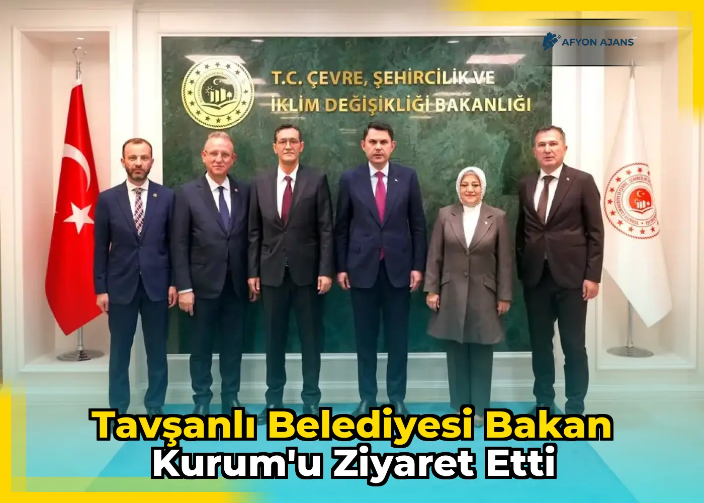 Tavşanlı Belediyesi Bakan Kurum'u Ziyaret Etti