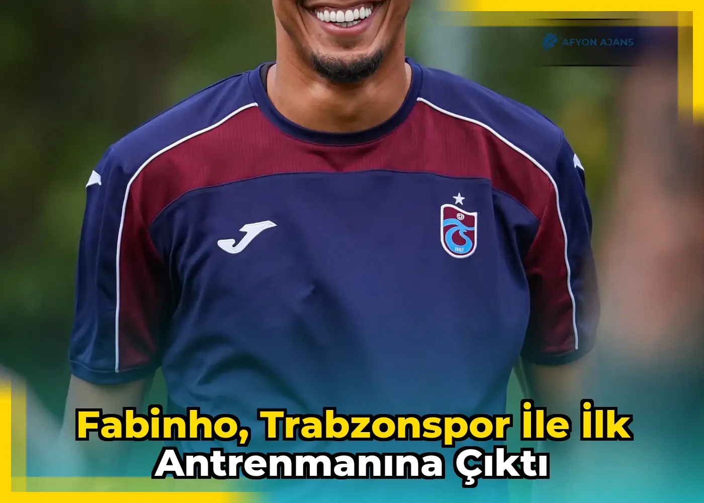 Fabinho, Trabzonspor ile ilk antrenmanına çıktı