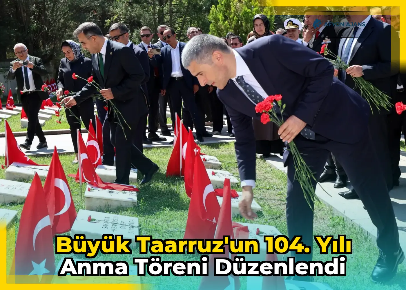 Büyük Taarruz'un 104. yılı anma töreni düzenlendi