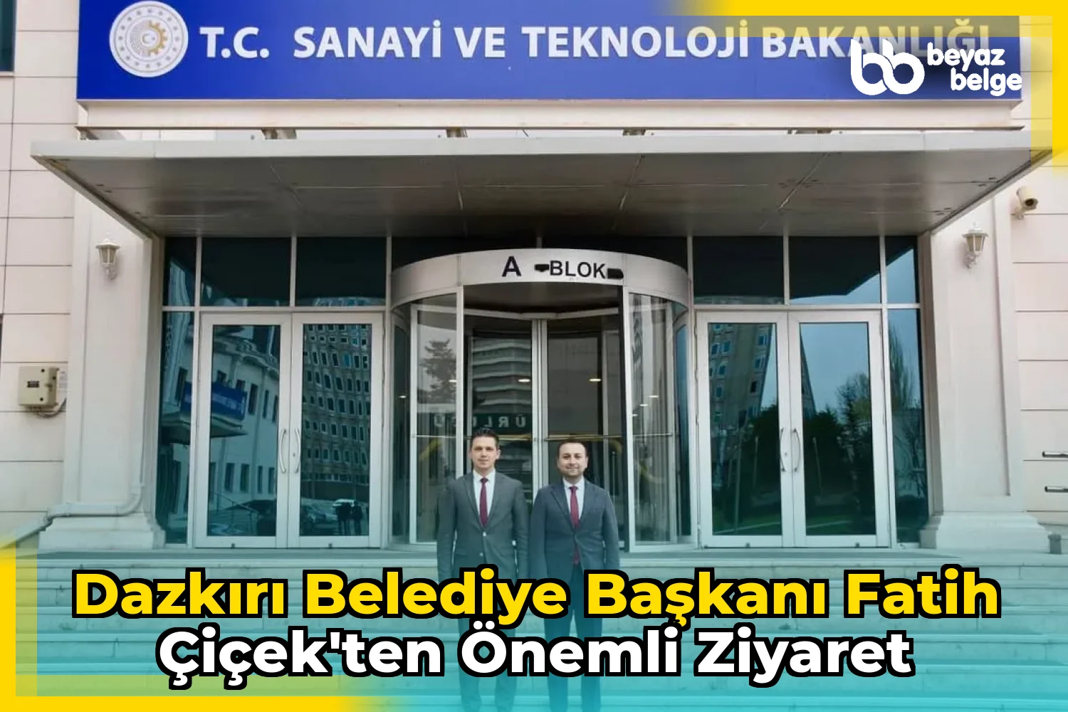 Dazkırı Belediye Başkanı Fatih Çiçek'ten Önemli Ziyaret
