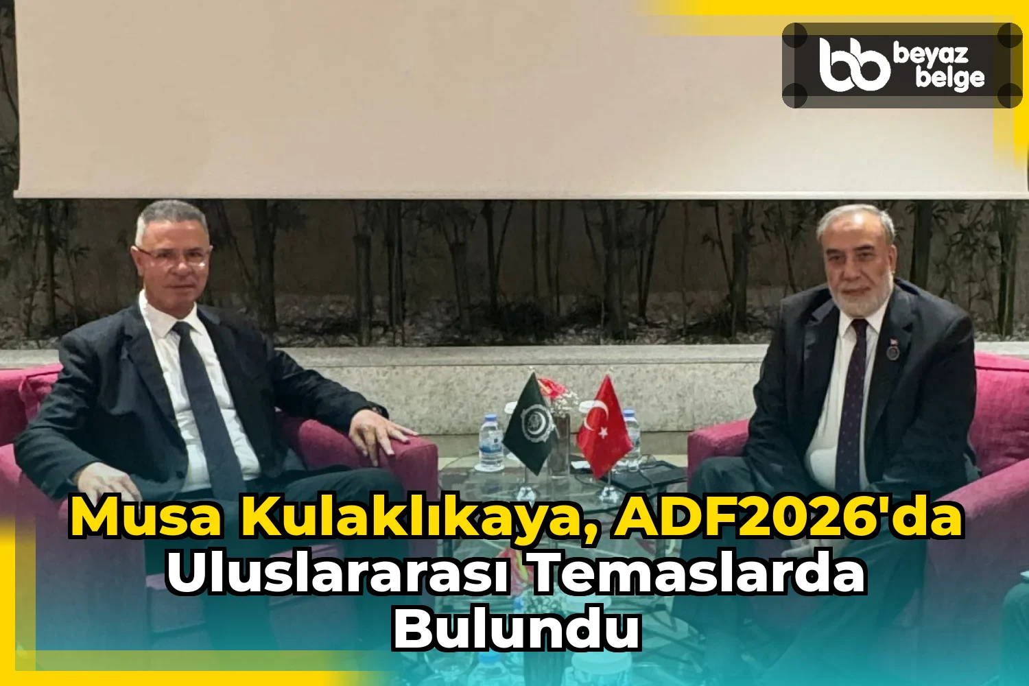Musa Kulaklıkaya, ADF2026'da uluslararası temaslarda bulundu