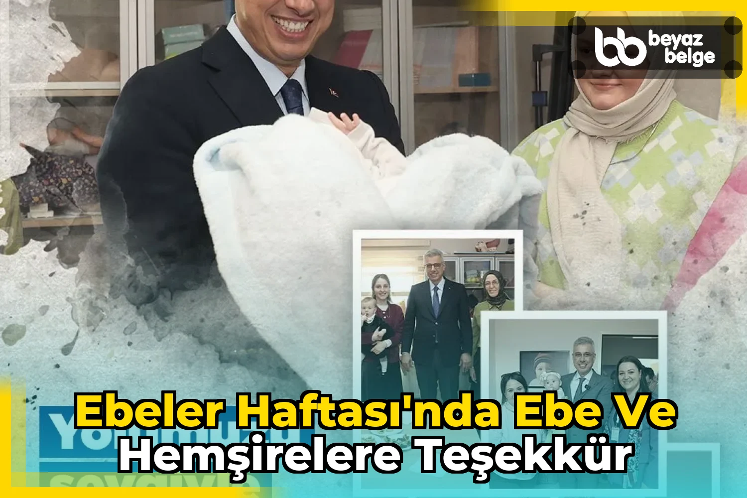 Ebeler Haftası'nda ebe ve hemşirelere teşekkür