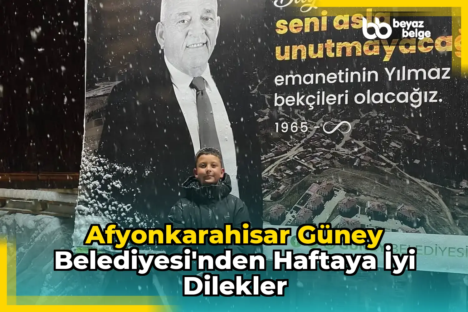 Afyonkarahisar Güney Belediyesi'nden Haftaya İyi Dilekler
