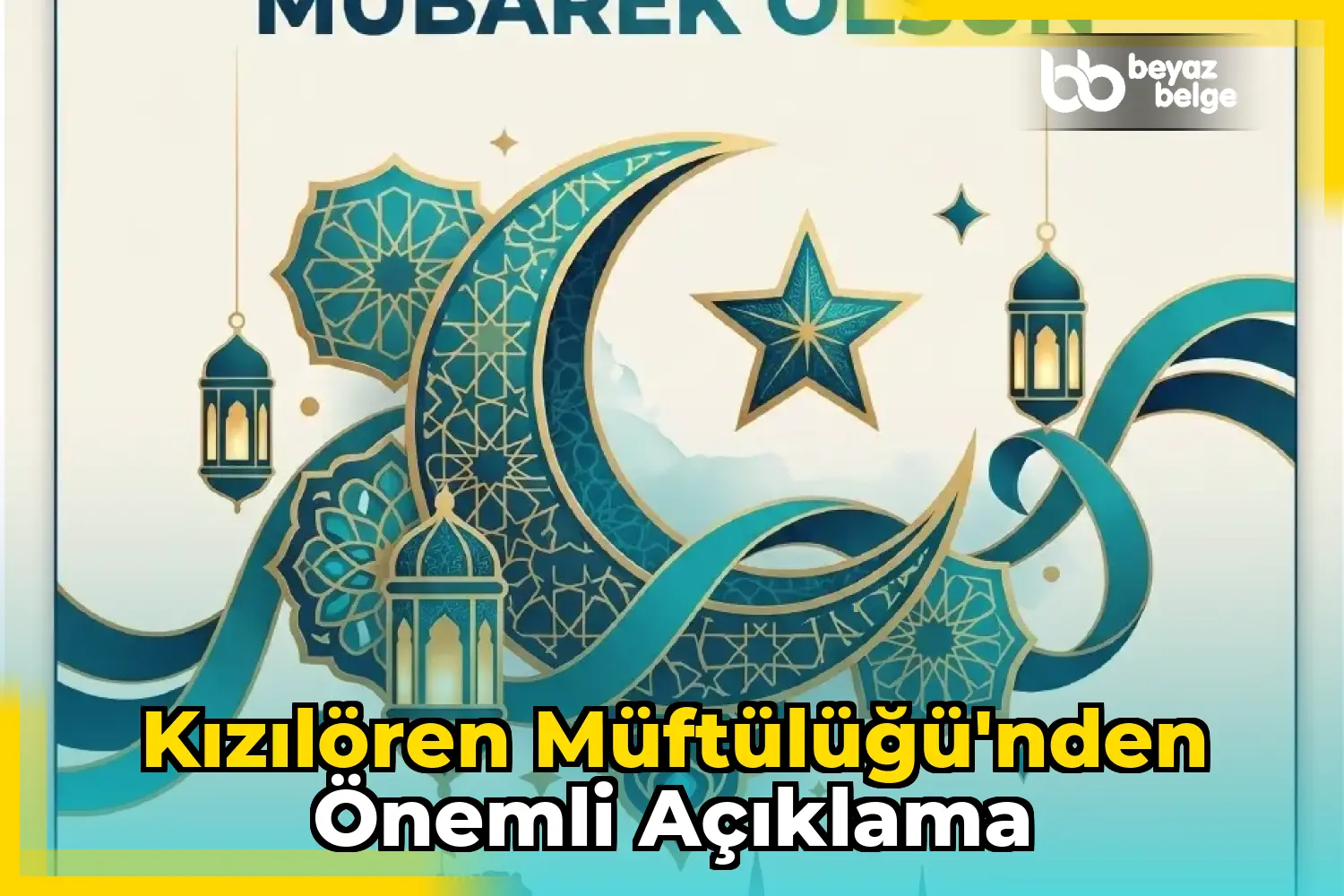Kızılören Müftülüğü'nden Önemli Açıklama