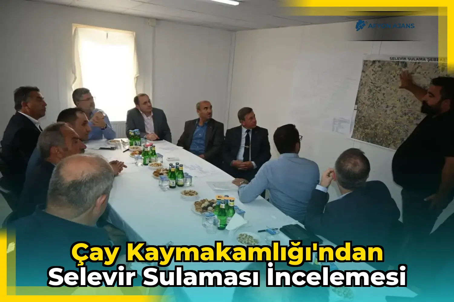 Çay Kaymakamlığı'ndan Selevir Sulaması İncelemesi