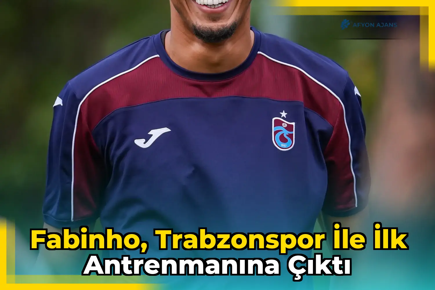 Fabinho, Trabzonspor ile ilk antrenmanına çıktı