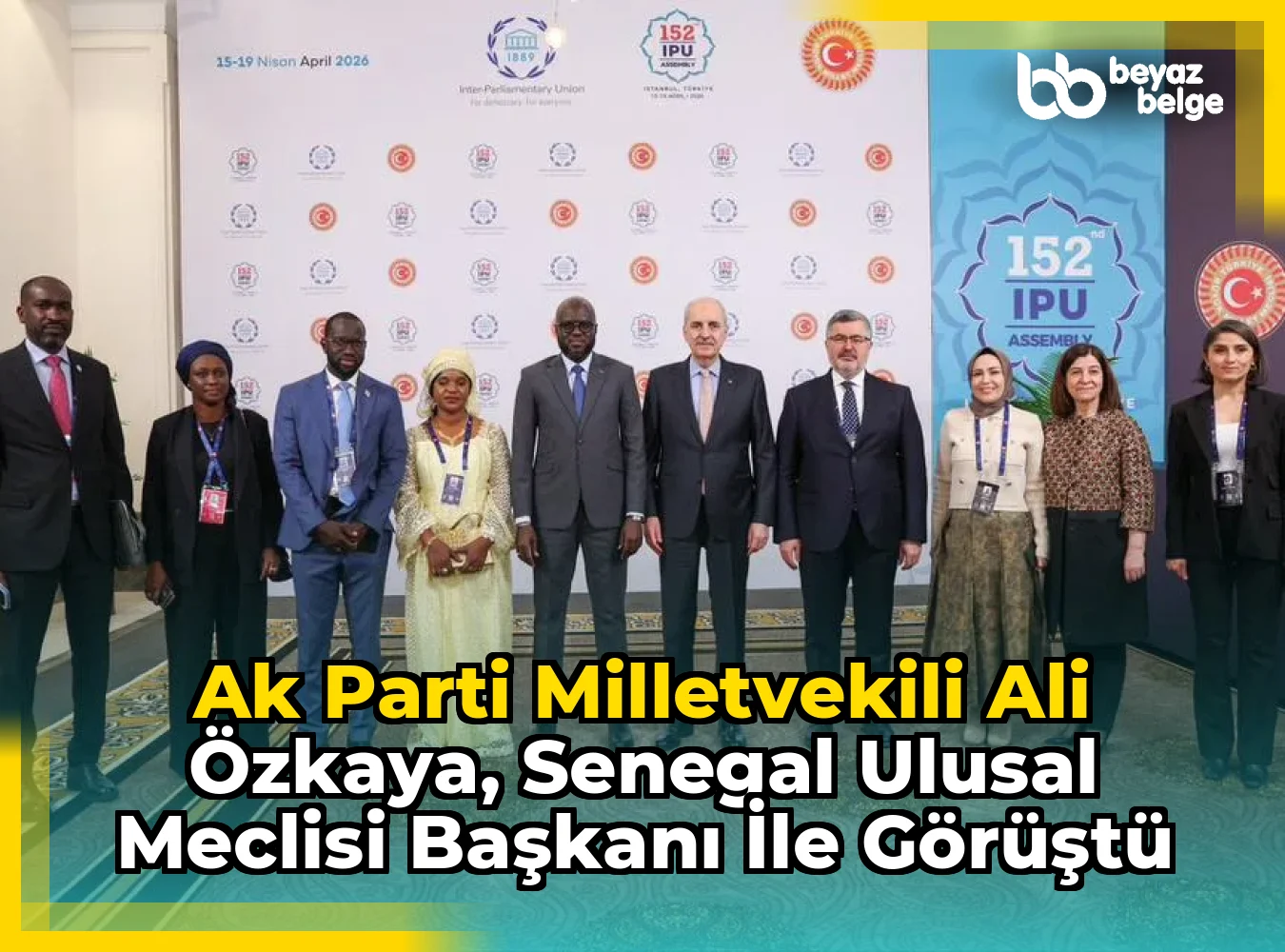 Ak Parti Milletvekili Ali Özkaya, Senegal Ulusal Meclisi Başkanı ile Görüştü