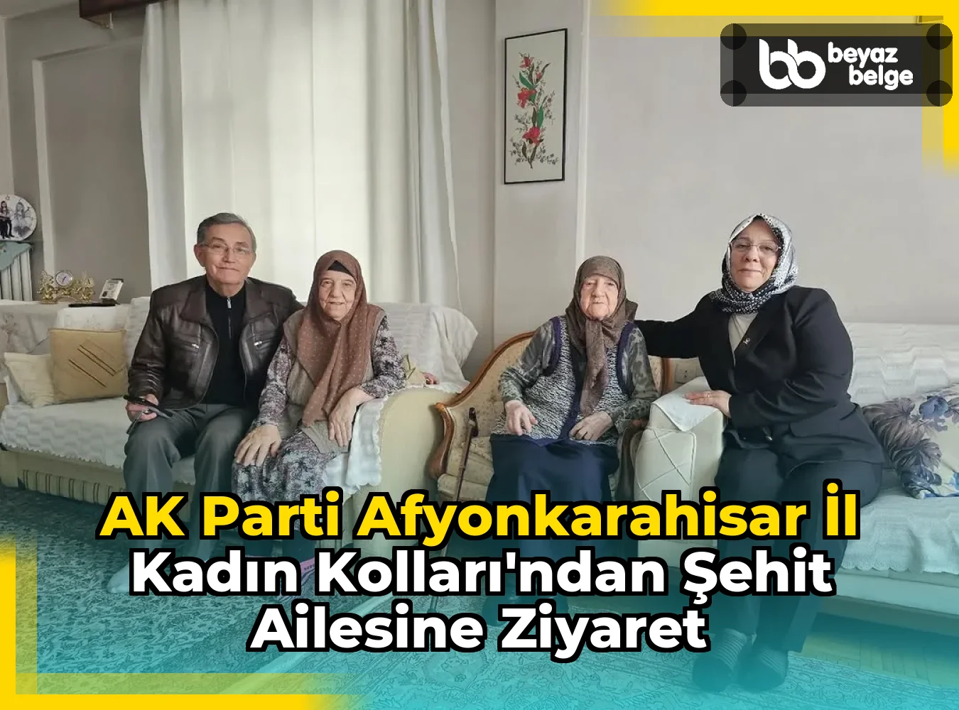 AK Parti Afyonkarahisar İl Kadın Kolları'ndan Şehit Ailesine Ziyaret