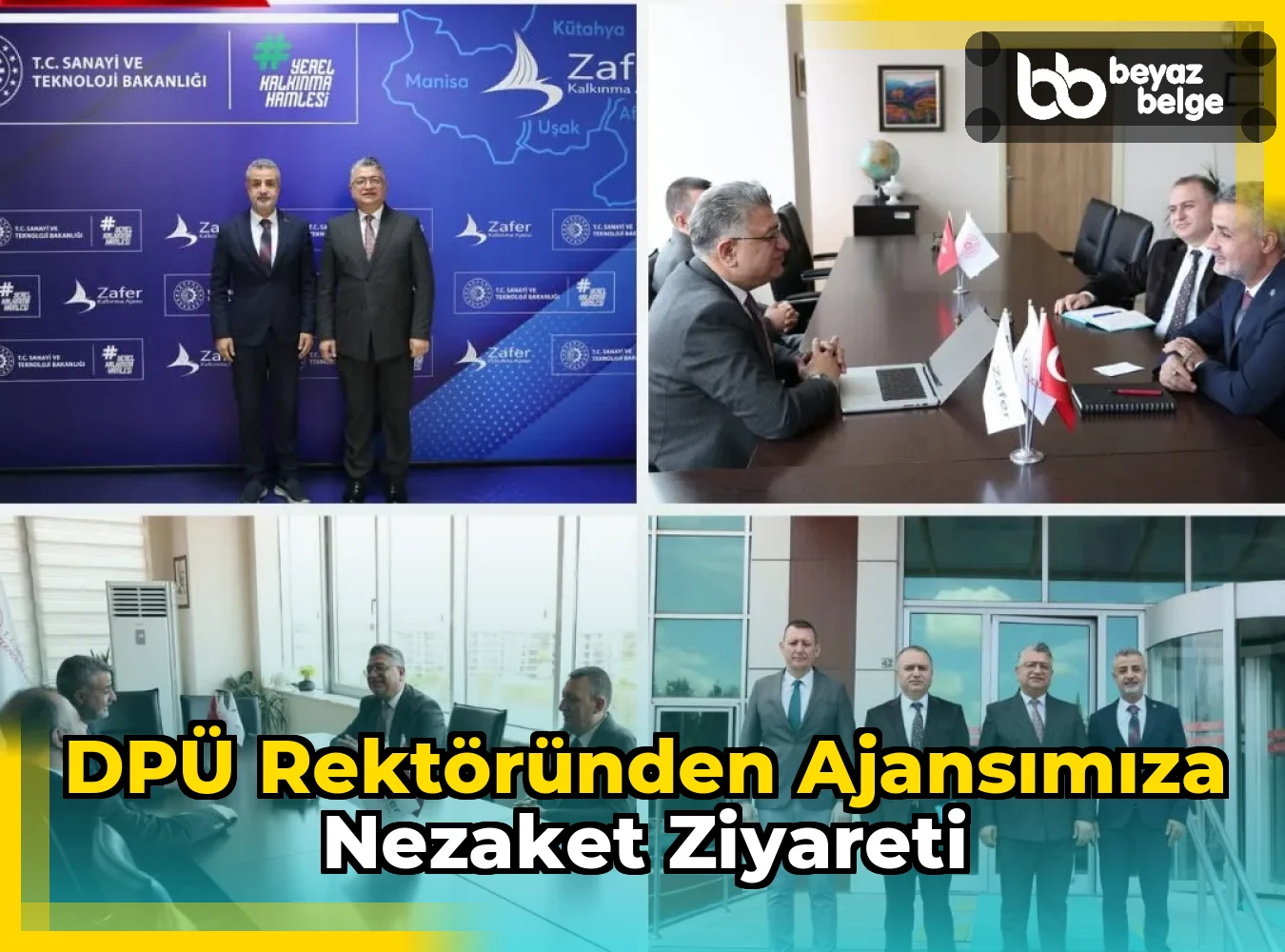 DPÜ Rektöründen Ajansımıza Nezaket Ziyareti