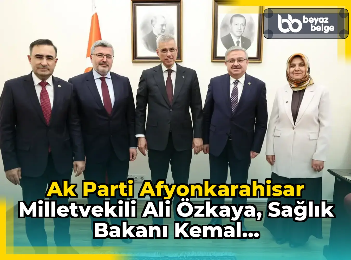 Ak Parti Afyonkarahisar Milletvekili Ali Özkaya, Sağlık Bakanı Kemal Memişoğlu'nu Ziyaret Etti