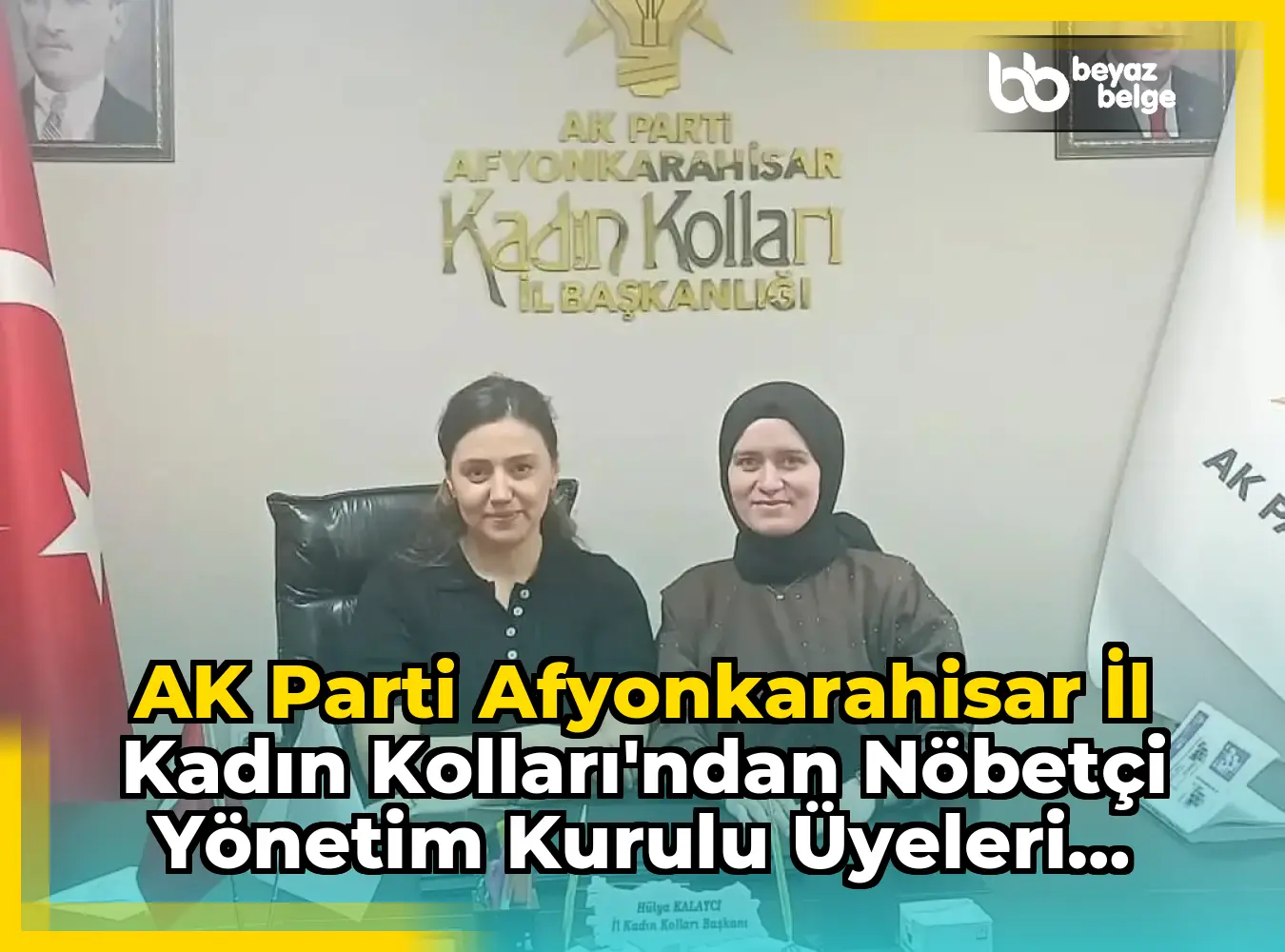 AK Parti Afyonkarahisar İl Kadın Kolları'ndan Nöbetçi Yönetim Kurulu Üyeleri Açıklaması