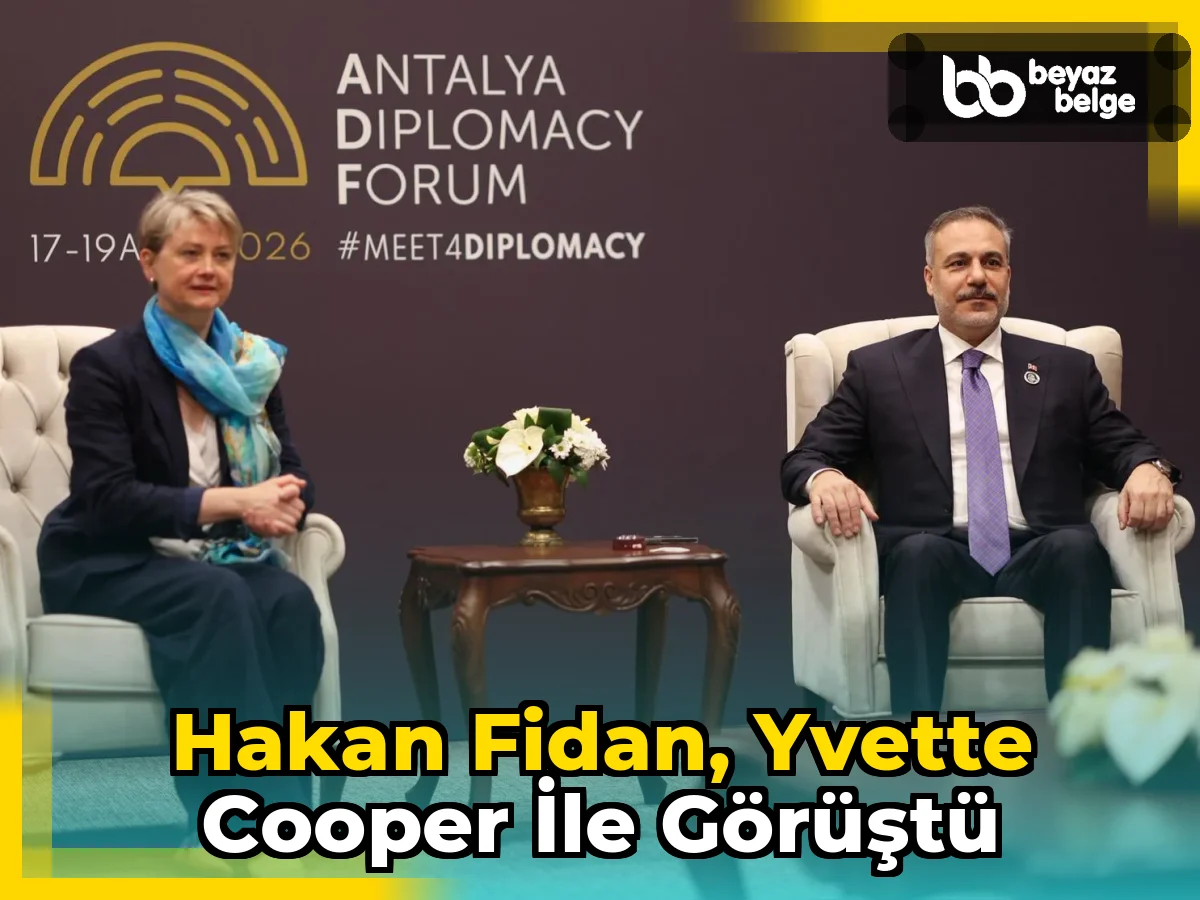 Hakan Fidan, Yvette Cooper ile görüştü