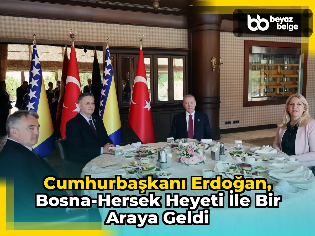 Cumhurbaşkanı Erdoğan, Bosna-Hersek Heyeti ile Bir Araya Geldi
