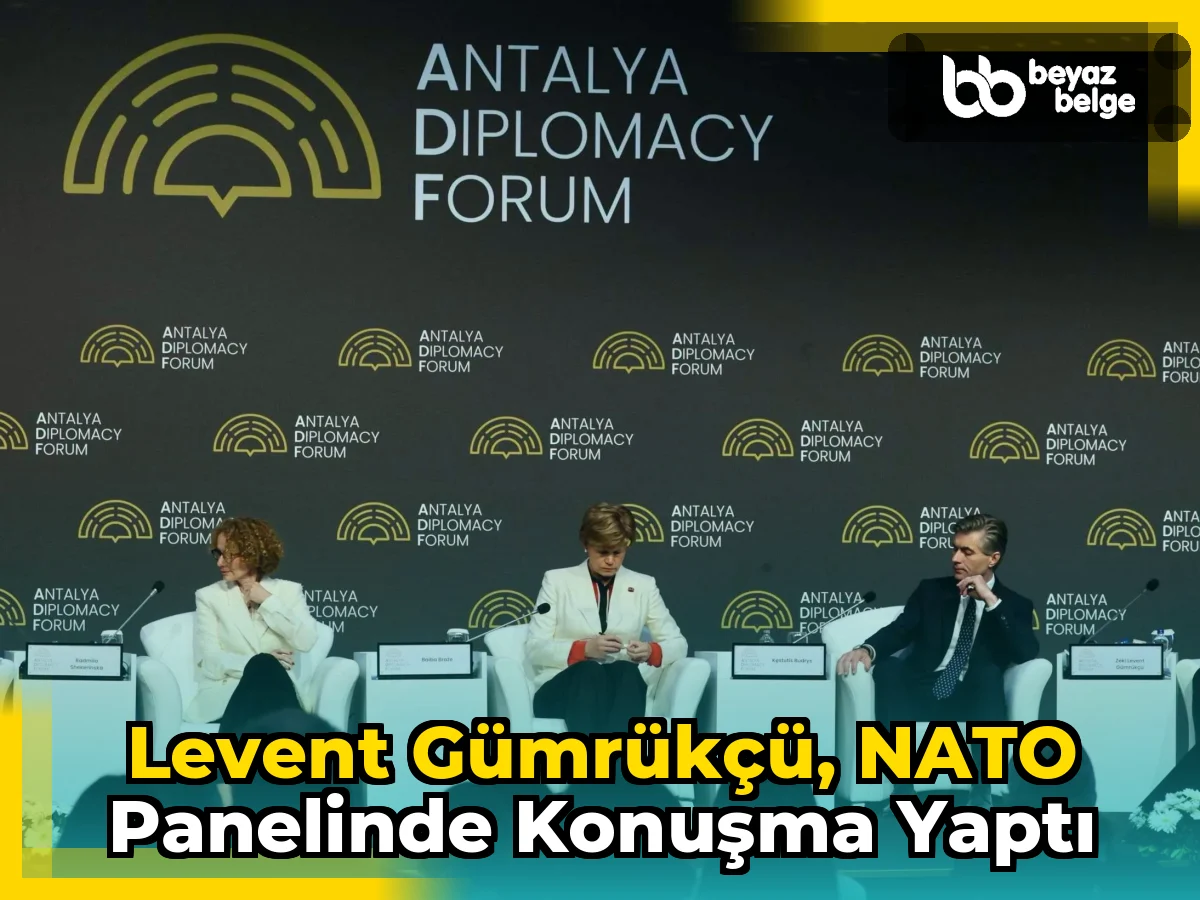 Levent Gümrükçü, NATO Panelinde Konuşma Yaptı