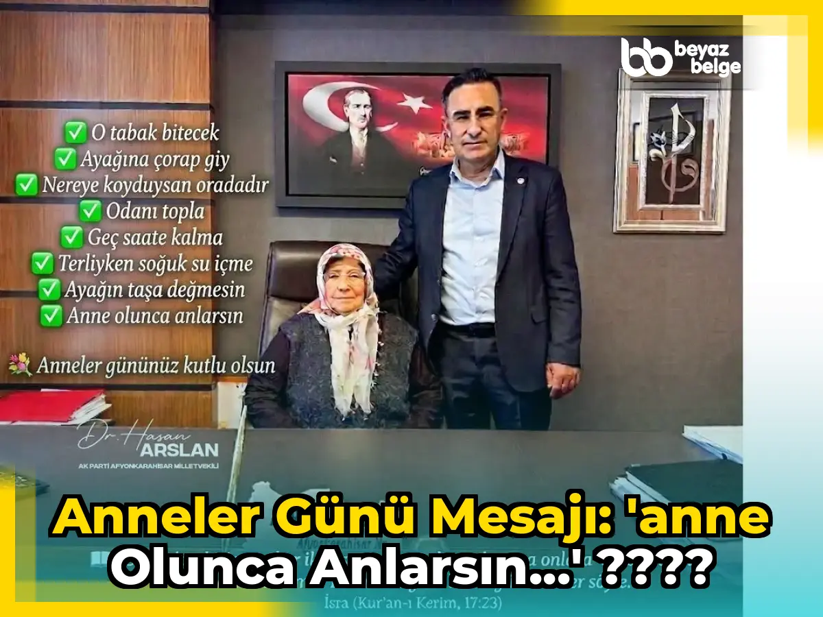 Anneler Günü Mesajı: 'Anne olunca anlarsın...' ????