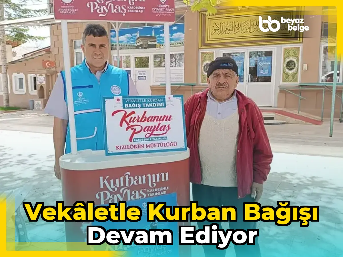 Vekâletle Kurban Bağışı Devam Ediyor