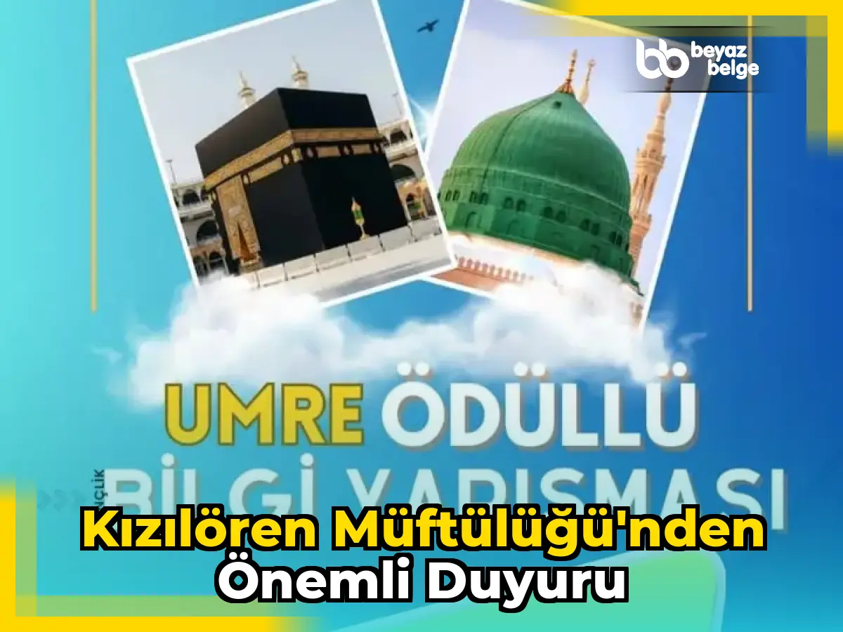 Kızılören Müftülüğü'nden Önemli Duyuru