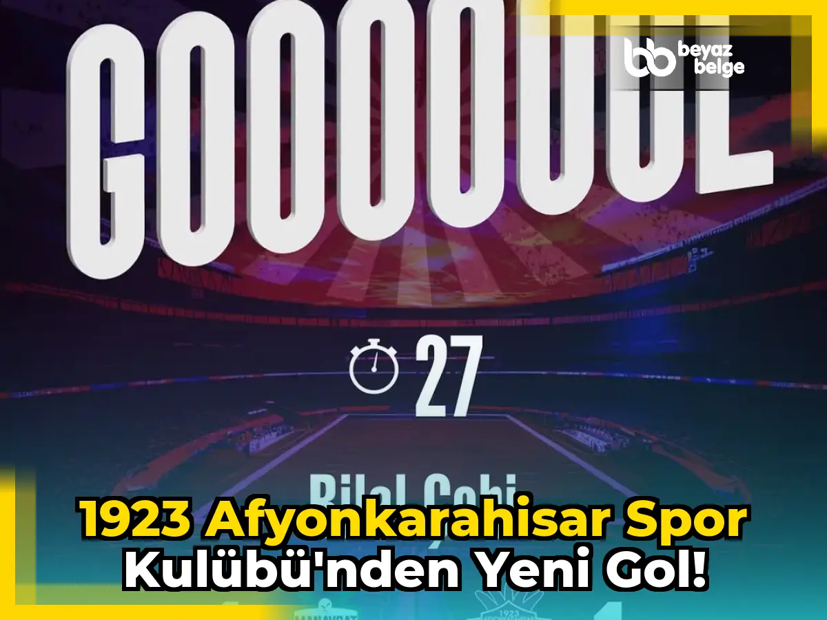 1923 Afyonkarahisar Spor Kulübü'nden Yeni Gol!