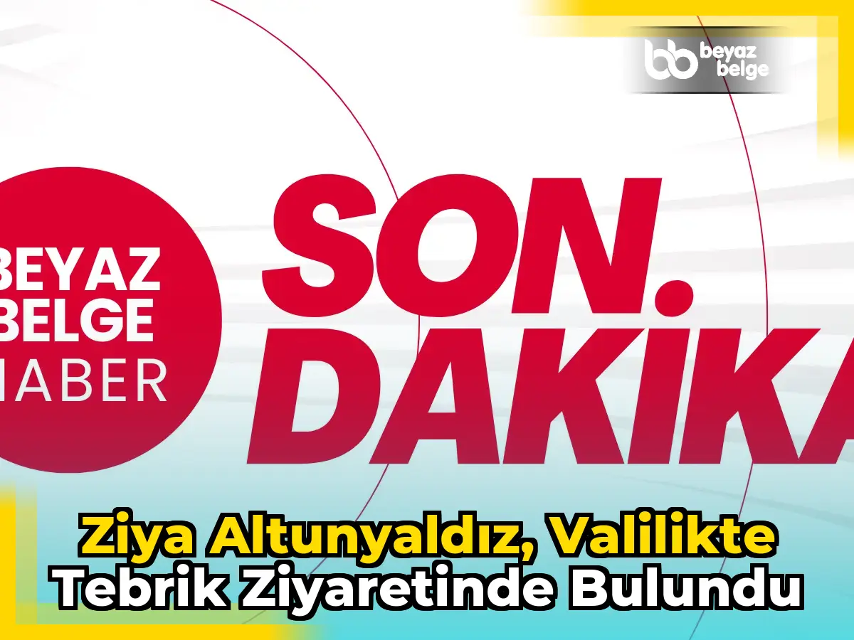Ziya Altunyaldız, Valilikte tebrik ziyaretinde bulundu