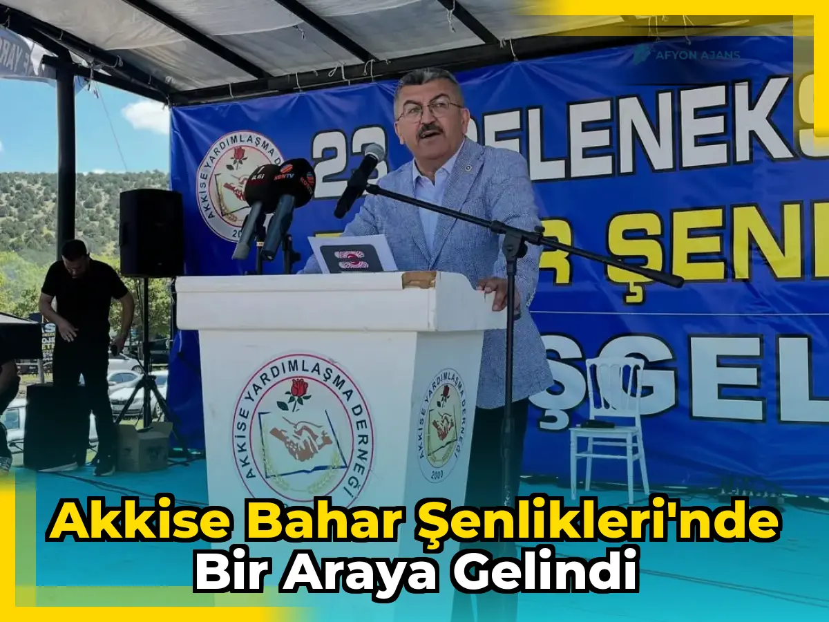 Akkise Bahar Şenlikleri'nde bir araya gelindi
