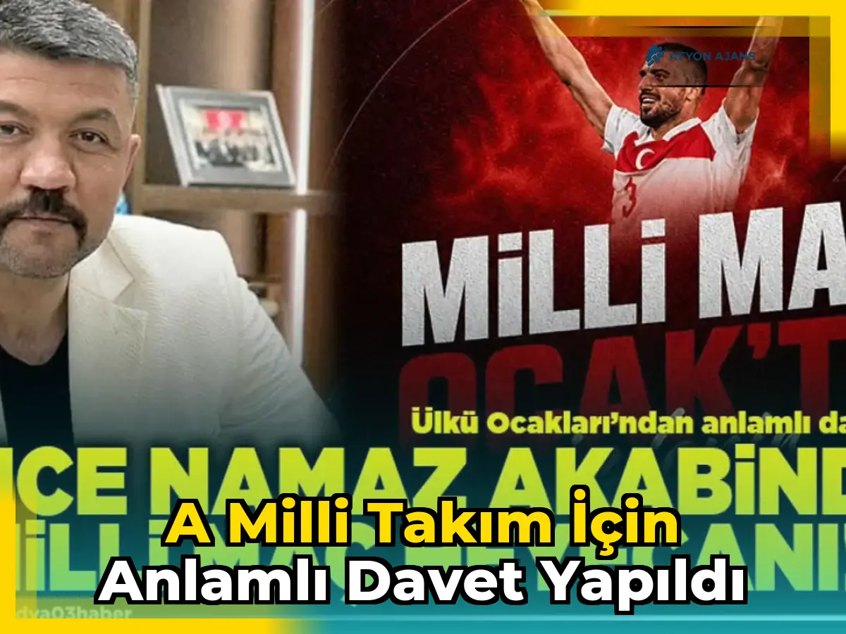 A Milli Takım için anlamlı davet yapıldı