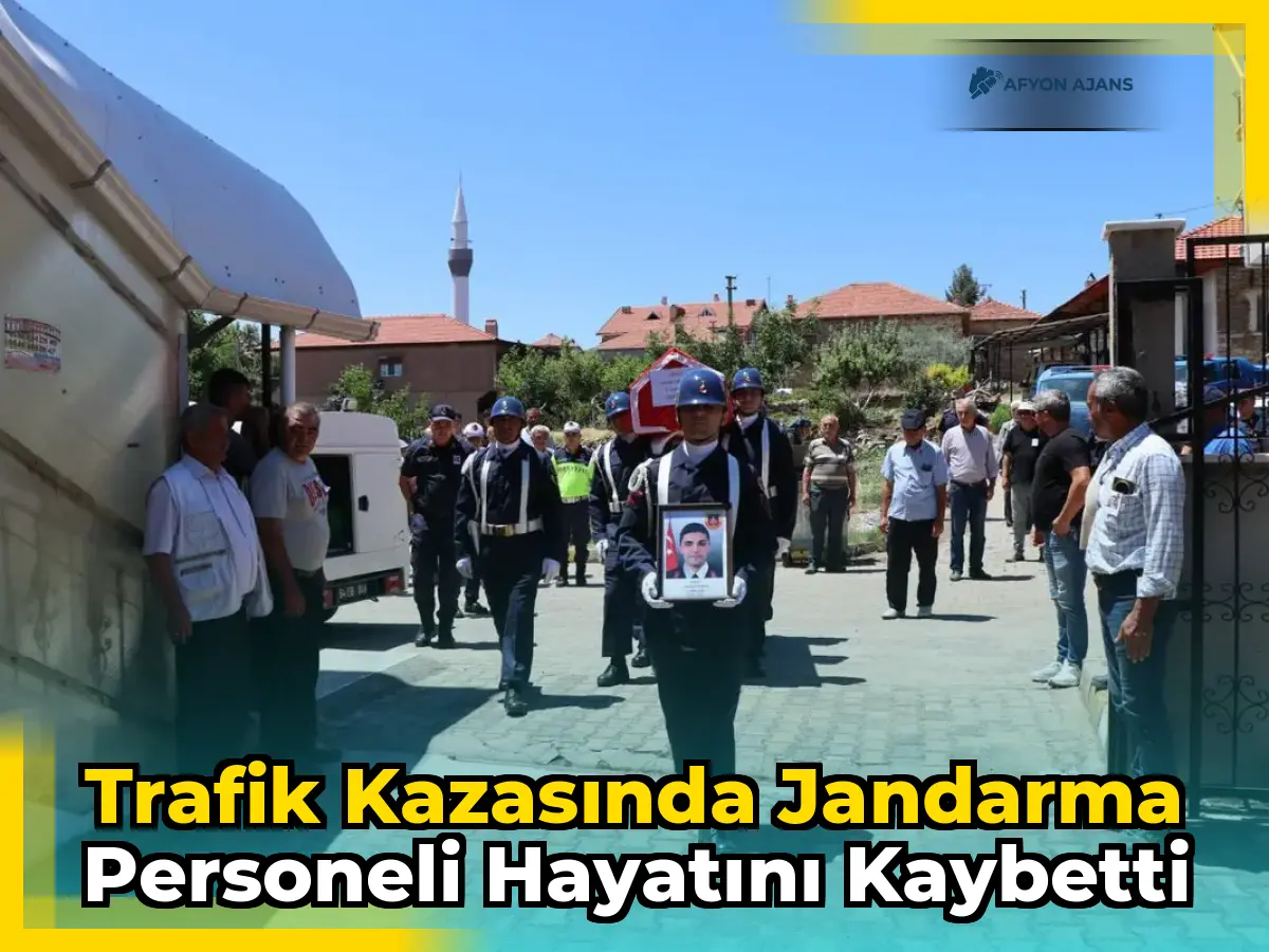Trafik kazasında jandarma personeli hayatını kaybetti