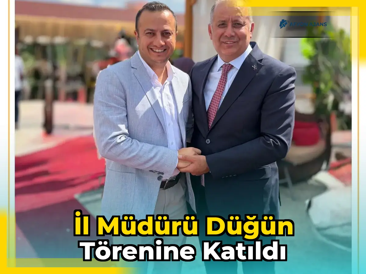 İl Müdürü Düğün Törenine Katıldı