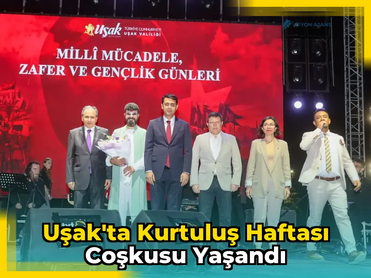Uşak'ta Kurtuluş Haftası Coşkusu Yaşandı