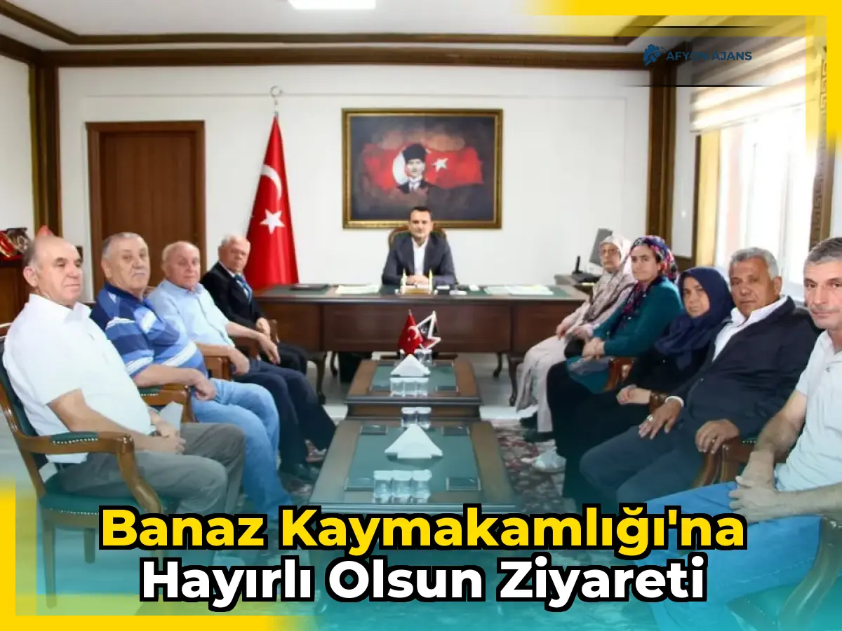 Banaz Kaymakamlığı'na hayırlı olsun ziyareti