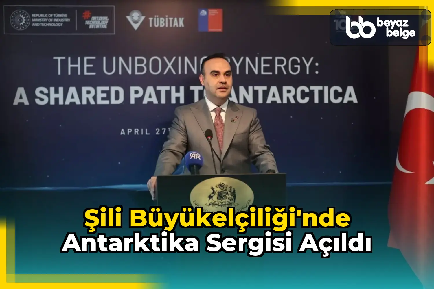 Şili Büyükelçiliği'nde Antarktika Sergisi Açıldı