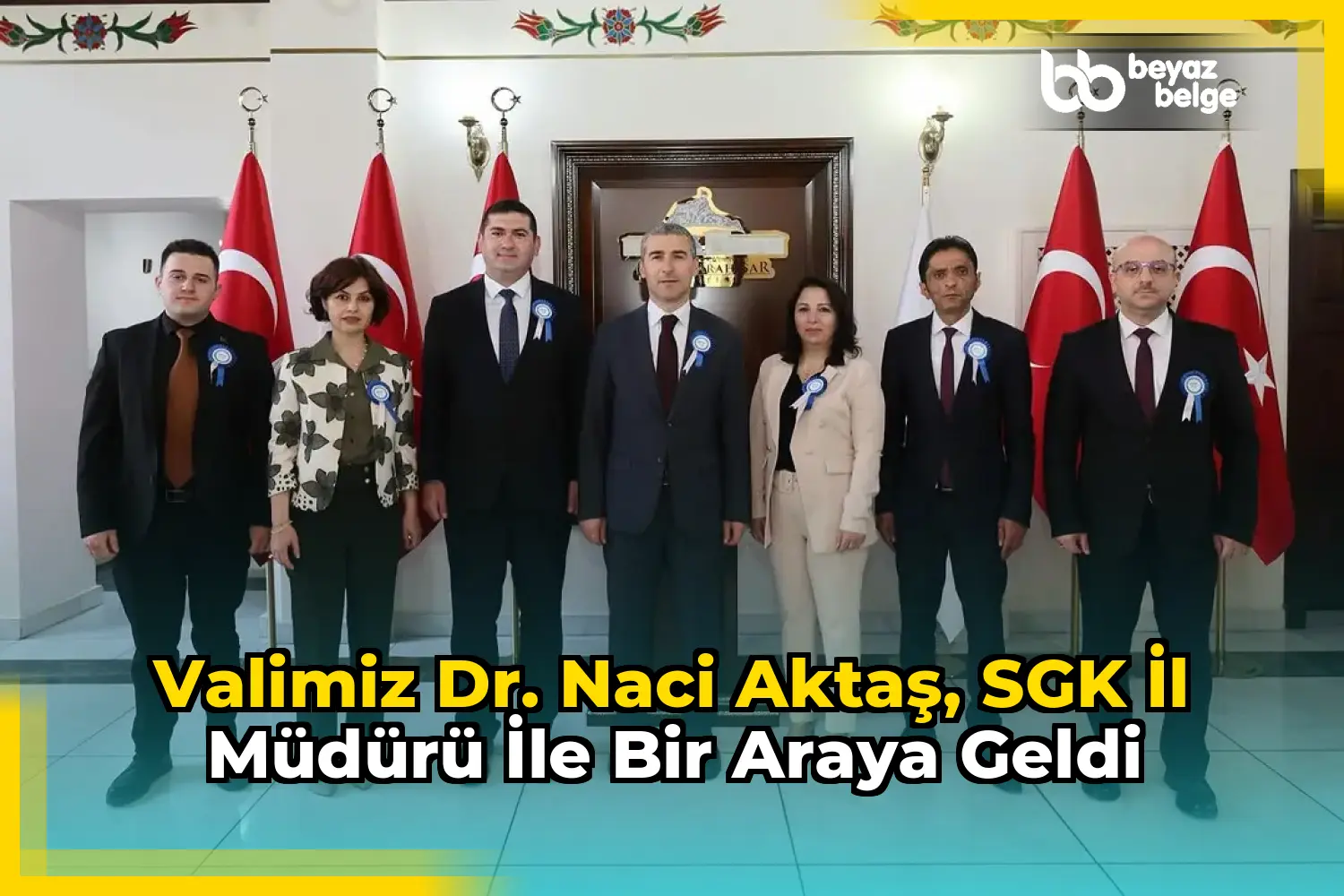 Valimiz Dr. Naci Aktaş, SGK İl Müdürü ile Bir Araya Geldi