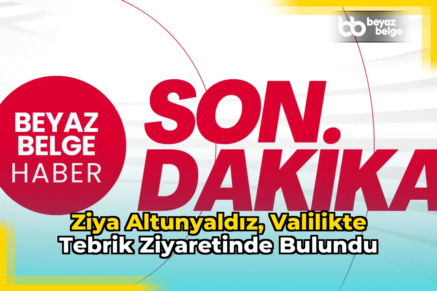 Ziya Altunyaldız, Valilikte tebrik ziyaretinde bulundu
