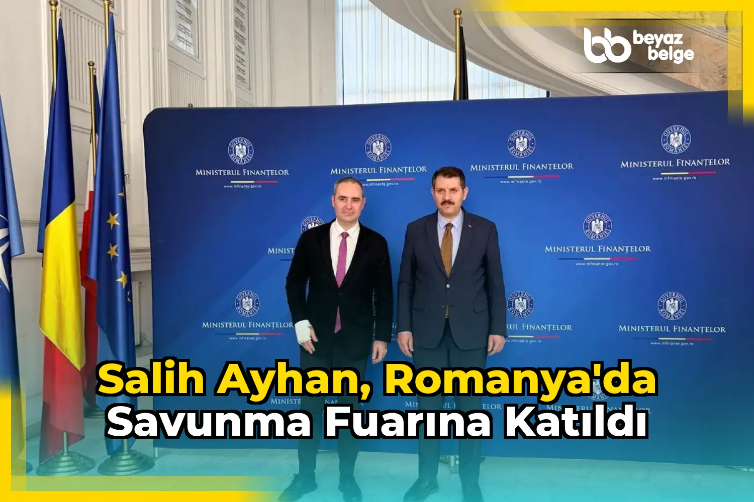 Salih Ayhan, Romanya'da Savunma Fuarına Katıldı