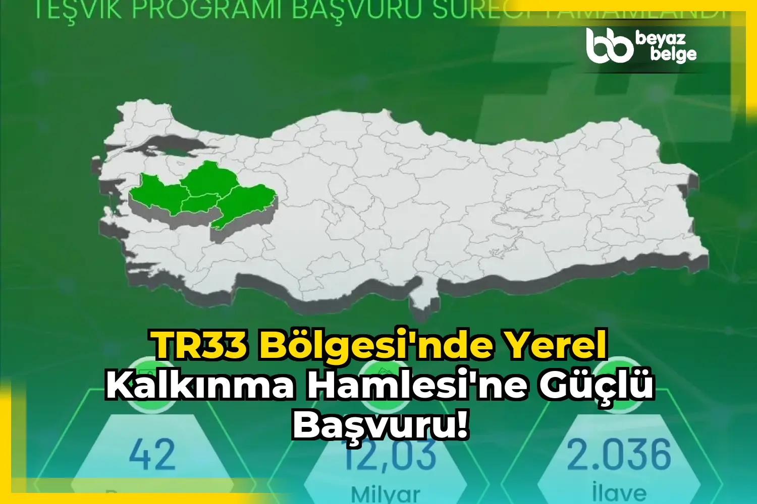 TR33 Bölgesi'nde Yerel Kalkınma Hamlesi'ne Güçlü Başvuru!