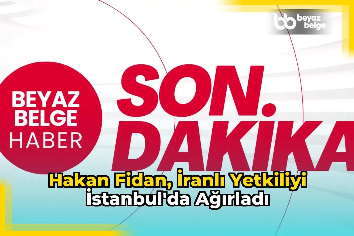 Hakan Fidan, İranlı yetkiliyi İstanbul'da ağırladı