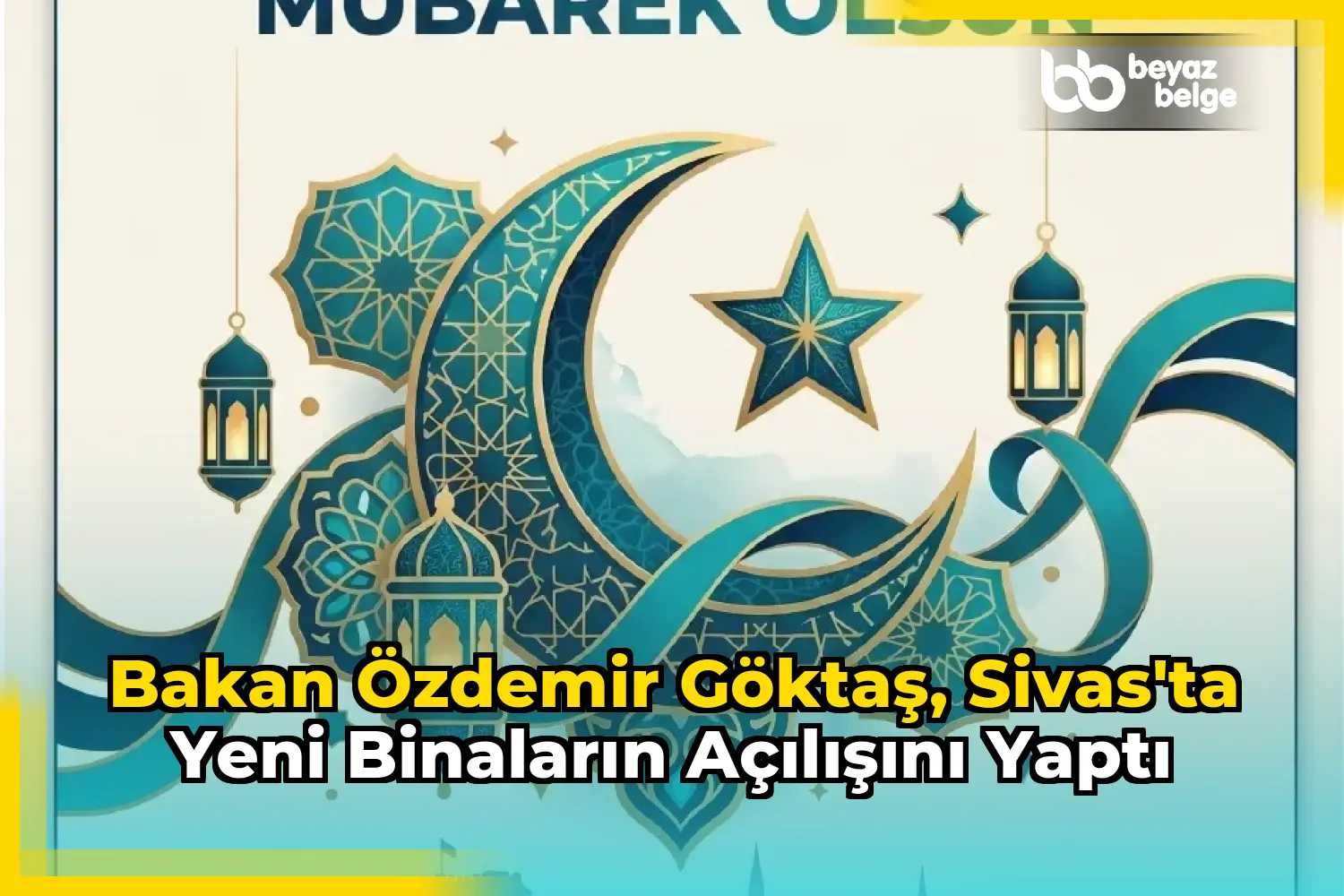 Bakan Özdemir Göktaş, Sivas'ta yeni binaların açılışını yaptı