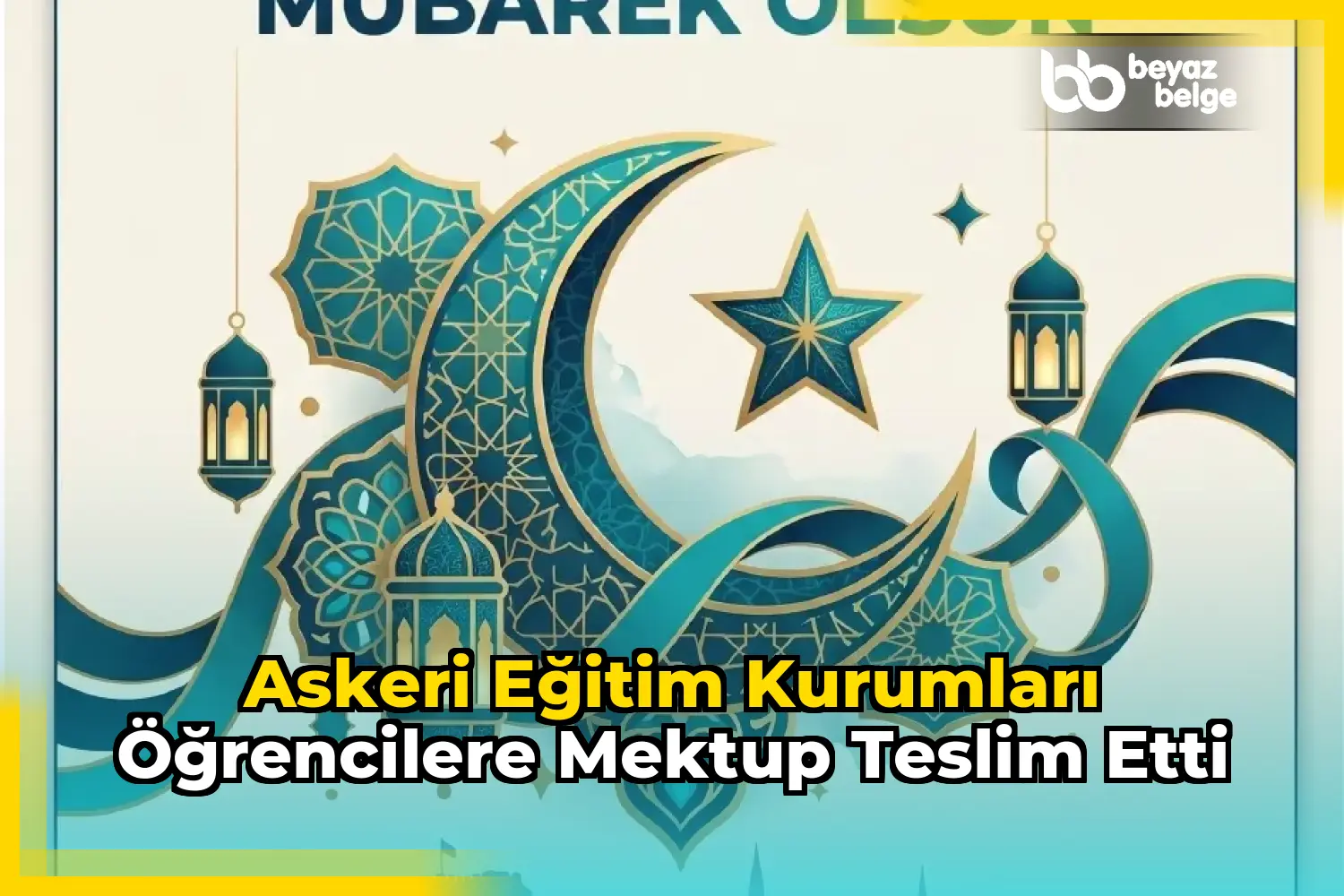 Askeri eğitim kurumları öğrencilere mektup teslim etti