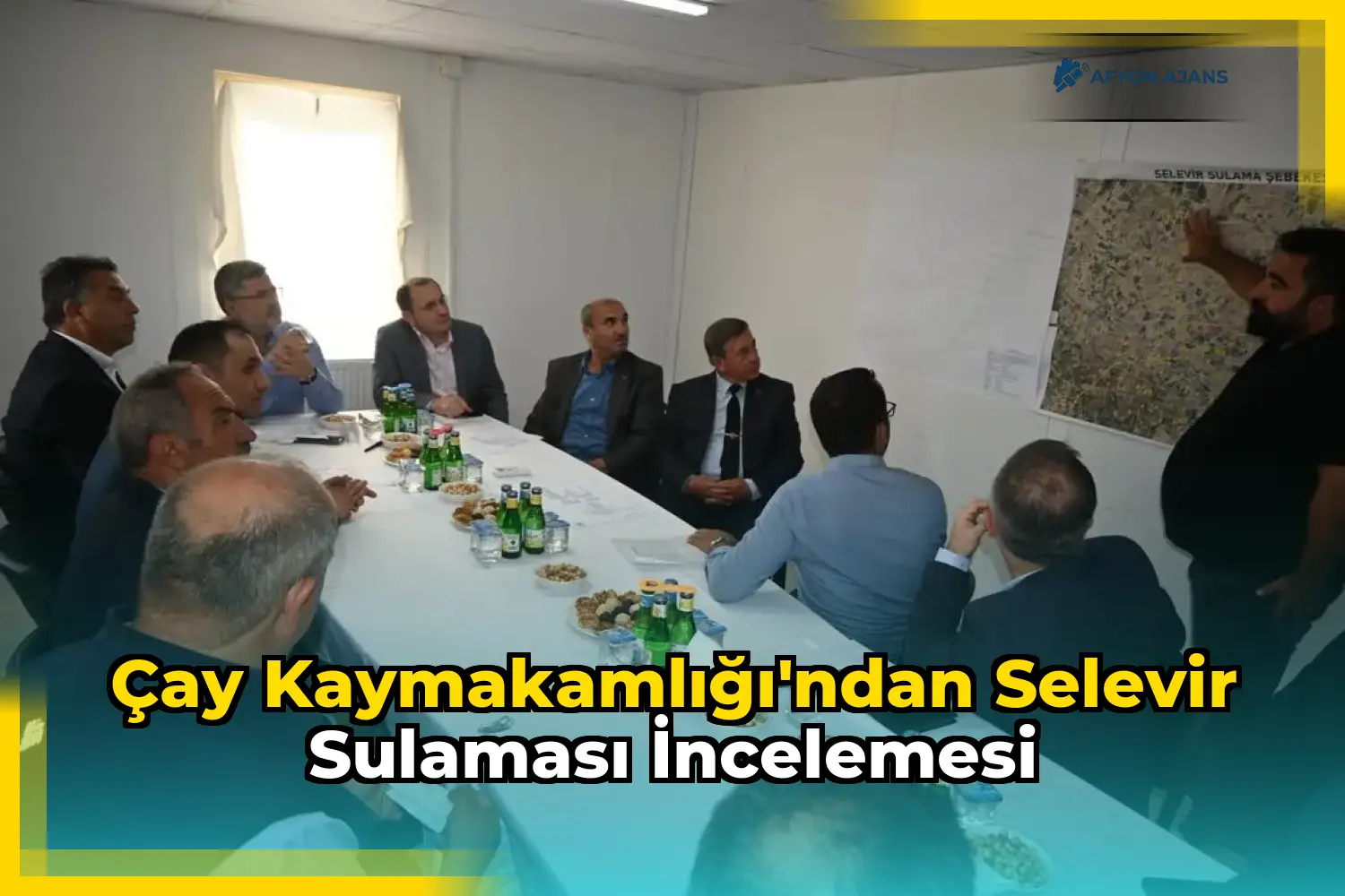 Çay Kaymakamlığı'ndan Selevir Sulaması İncelemesi