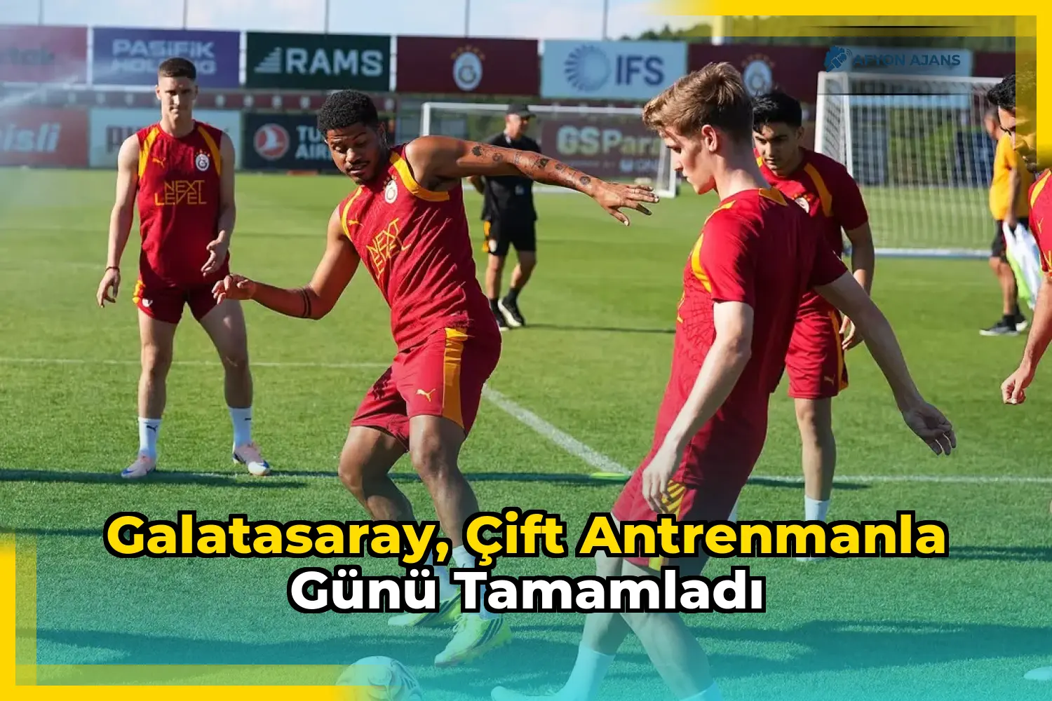 Galatasaray, Çift Antrenmanla Günü Tamamladı