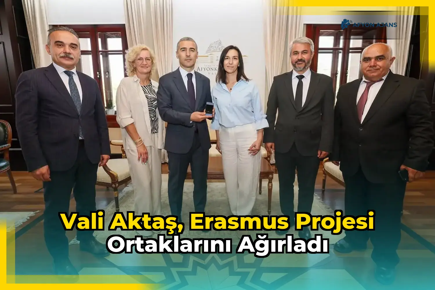 Vali Aktaş, Erasmus Projesi Ortaklarını Ağırladı
