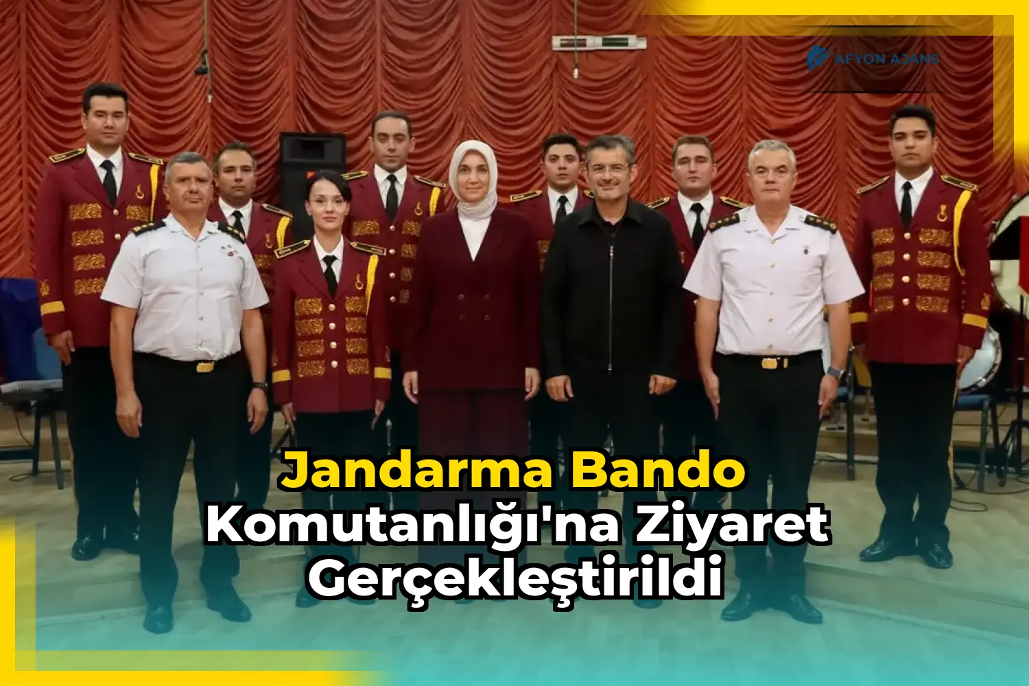 Jandarma Bando Komutanlığı'na ziyaret gerçekleştirildi