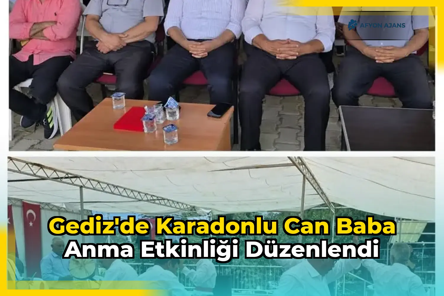 Gediz'de Karadonlu Can Baba Anma Etkinliği Düzenlendi