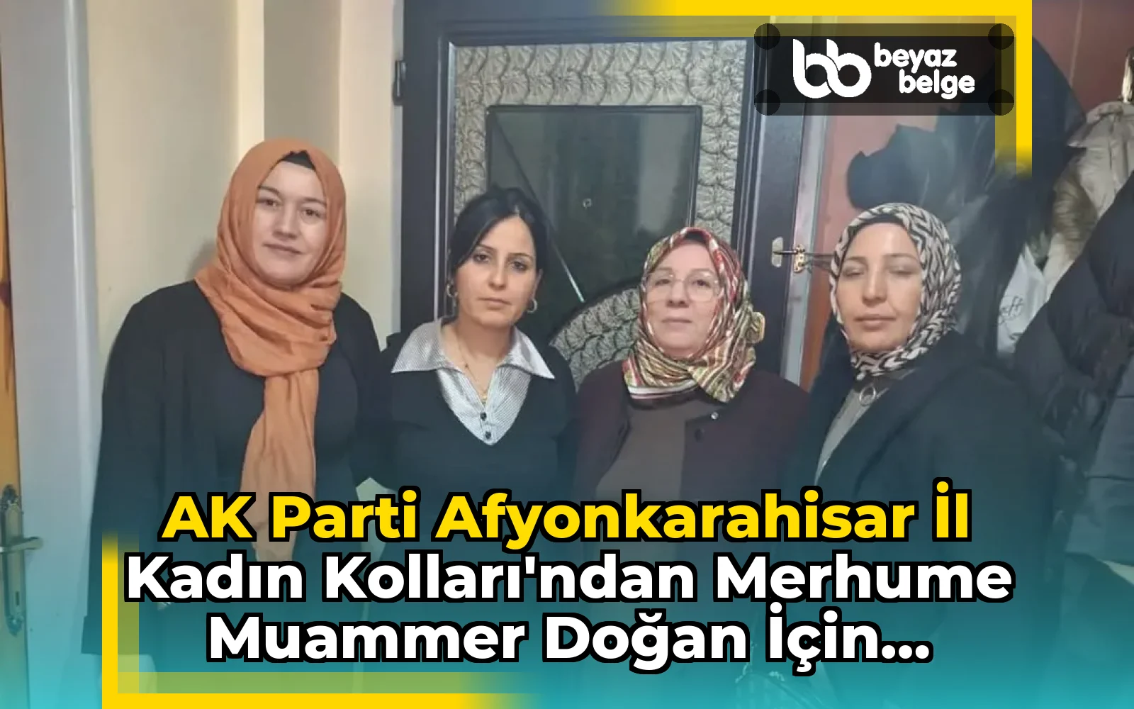 AK Parti Afyonkarahisar İl Kadın Kolları'ndan Merhume Muammer Doğan İçin Mevlid Programı