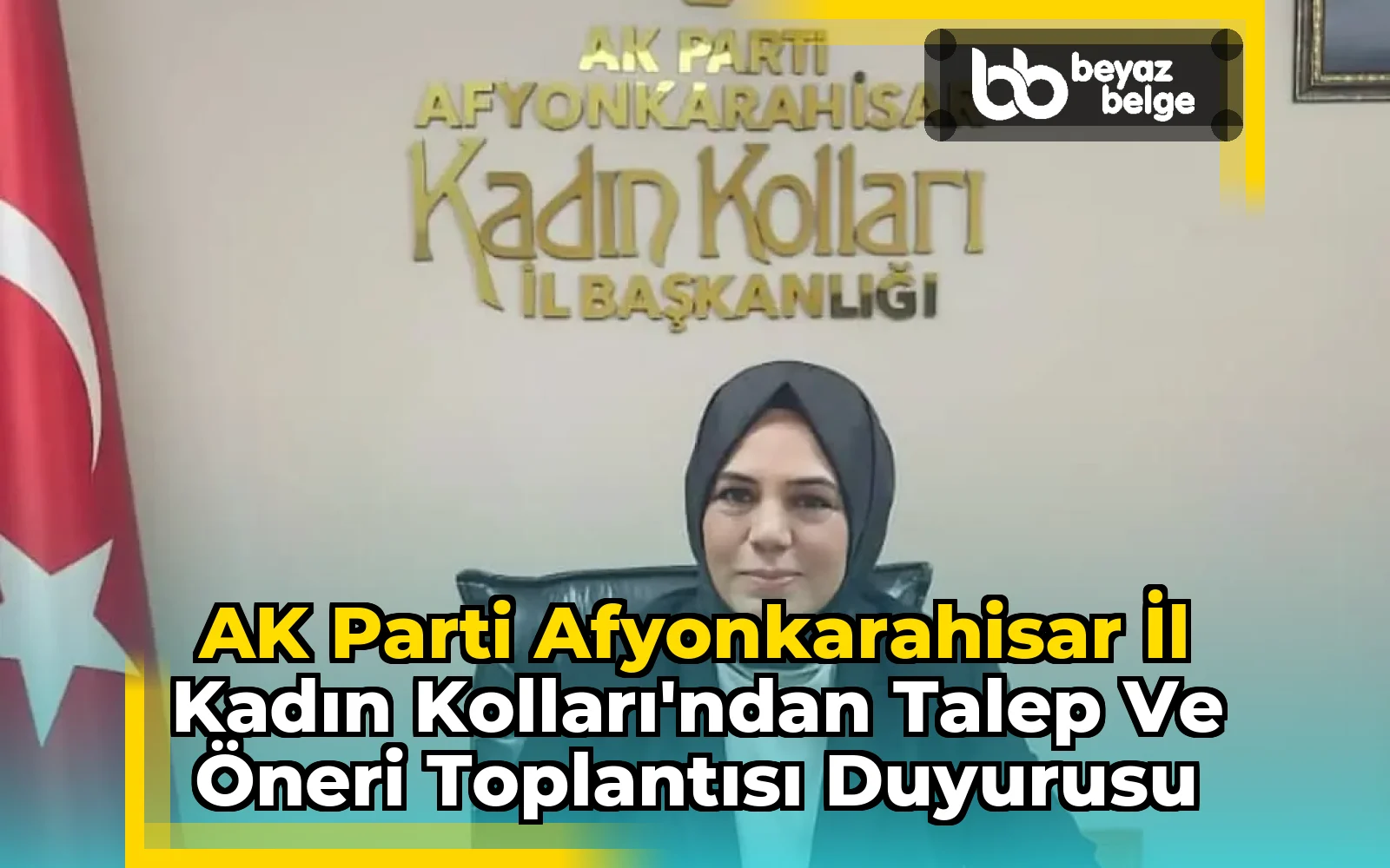 AK Parti Afyonkarahisar İl Kadın Kolları'ndan Talep ve Öneri Toplantısı Duyurusu