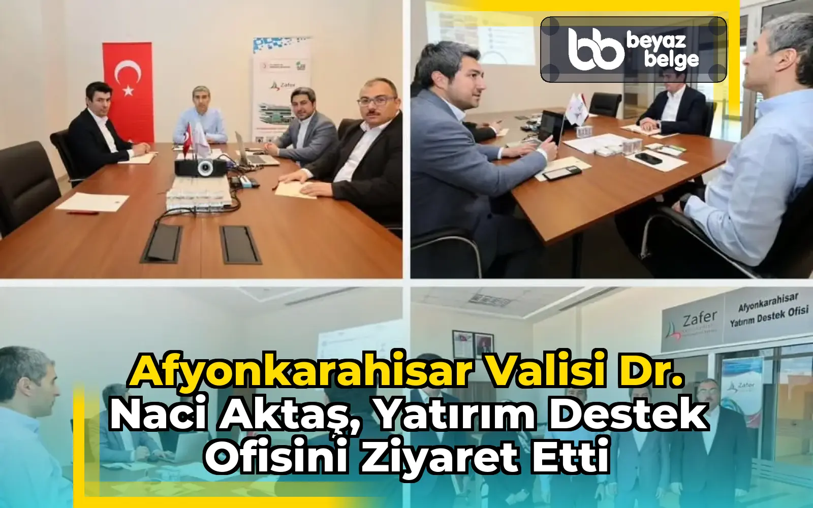 Afyonkarahisar Valisi Dr. Naci Aktaş, Yatırım Destek Ofisini Ziyaret Etti