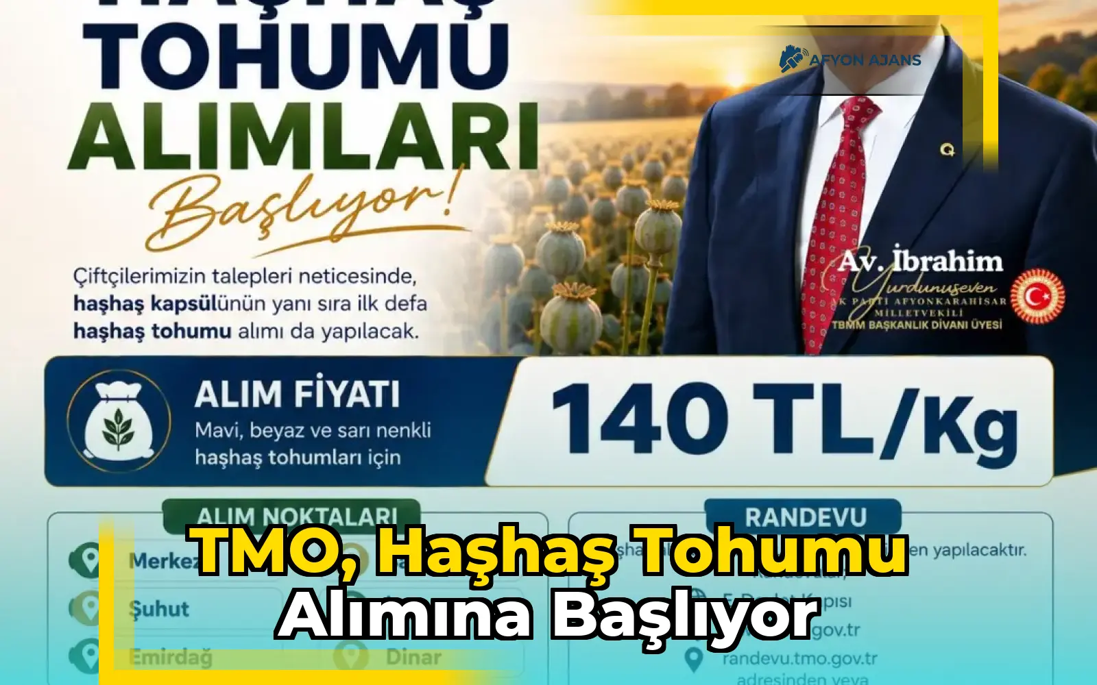 TMO, Haşhaş Tohumu Alımına Başlıyor