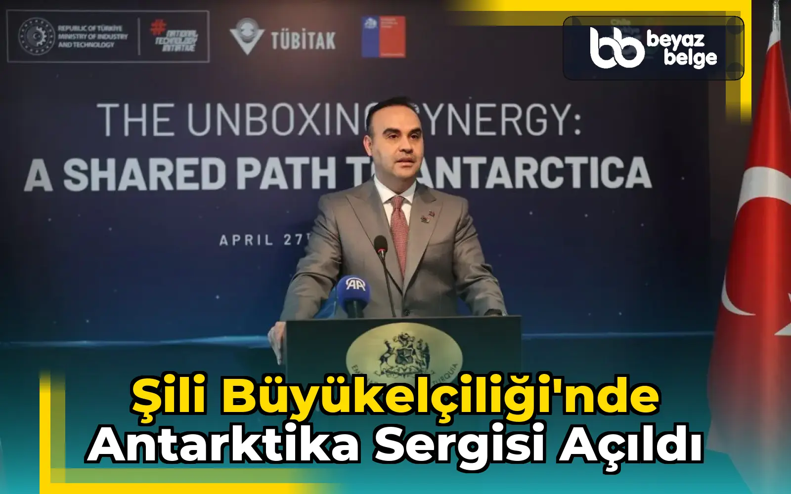 Şili Büyükelçiliği'nde Antarktika Sergisi Açıldı